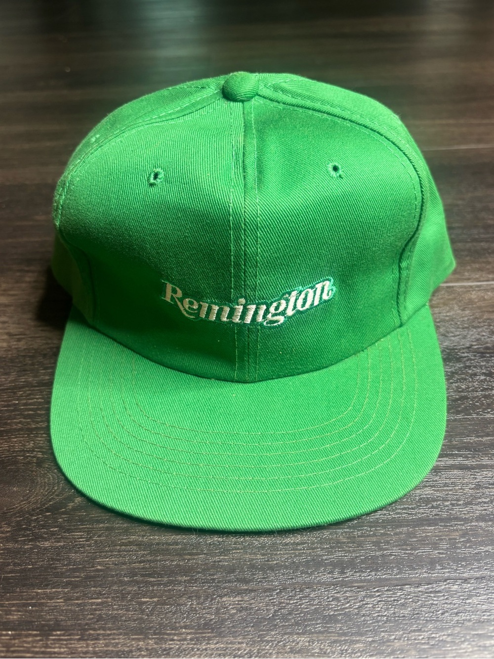 Vintage Green Remington Hunting Snap Back Hat